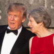Prezydent USA Donald Trump i brytyjska premier Theresa May