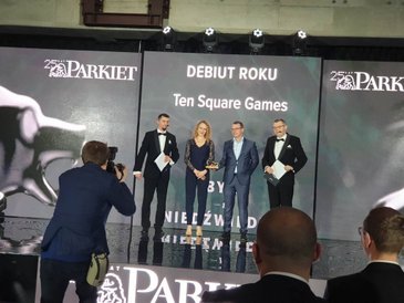 Laureatem zw kategorii Debiut Roku zostaje spółka Ten Square Game