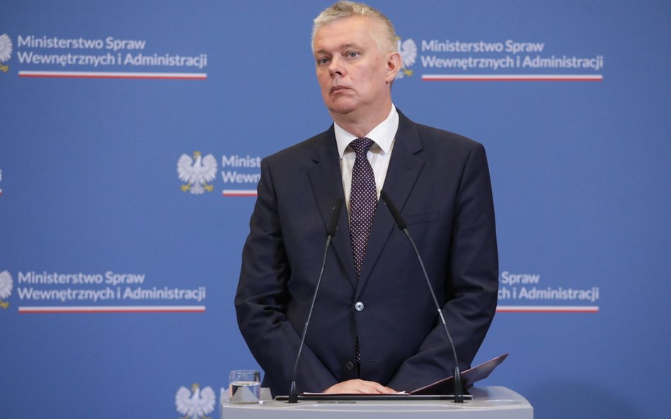 Minister spraw wewnętrznych i administracji Tomasz Siemoniak