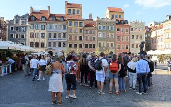 W 2024 r. stolica cieszyła się największym zainteresowaniem turystów w sierpniu