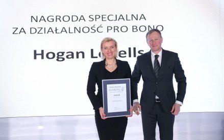 Nagroda specjalna za działalność Pro Bono dla Hogan Lovells