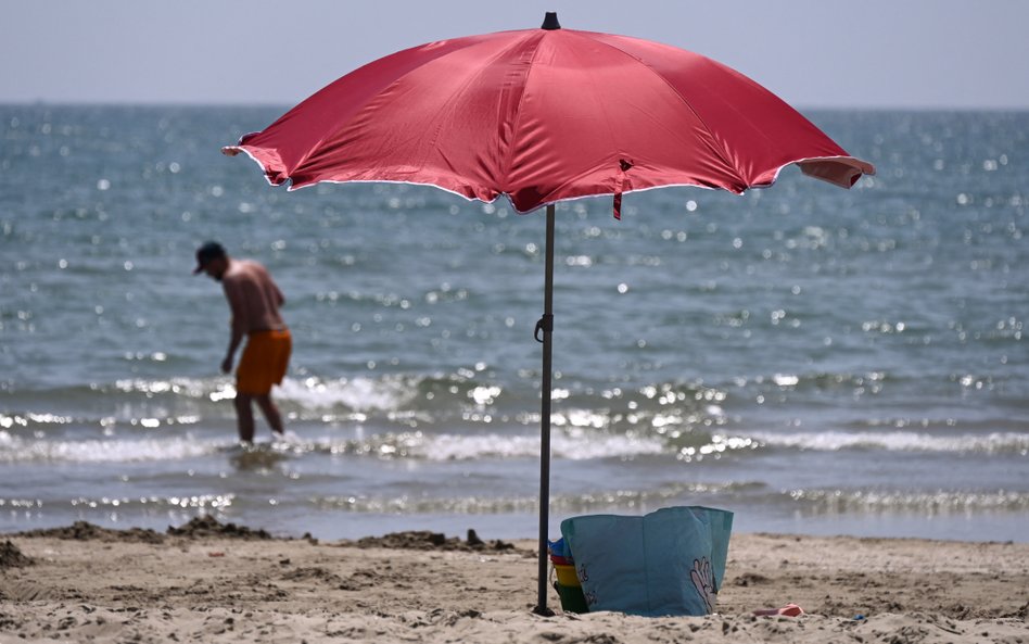 Plaża w Palavas-les-Flots na południu Francji