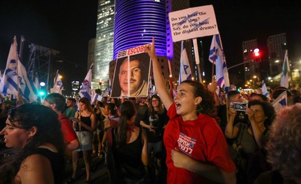Antyrządowe protesty w Tel Awiwie