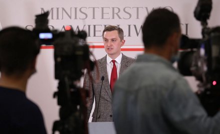 Wiceminister sprawiedliwości Sebastian Kaleta