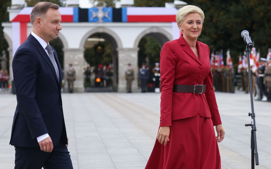 Andrzej Duda i Agata Kornhausen-Duda