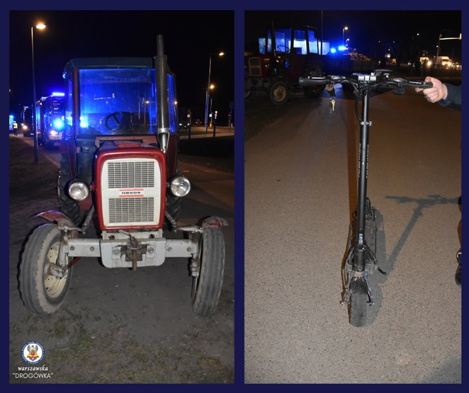 Doszło do bezpośredniego zderzenia obu pojazdów na zdjęciu. Na miejsce natychmiast wezwano służby ra