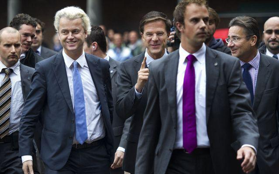 Geert Wilders (z lewej)