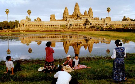 Angkor Wat, monumentalny grobowiec-mauzoleum, najlepiej zachowany zabytek stolicy khmerskiej