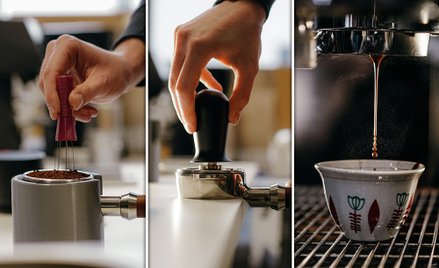 Nauka tłumaczy, co jest ważne, by uzyskać powtarzalny smak kawy. Fot. Mirek Kaźmierczak