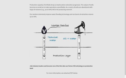 zwiększa wydajność wydobycia ropy naftowej ze złóż poprzez mechaniczną zmianę właściwości wody techn