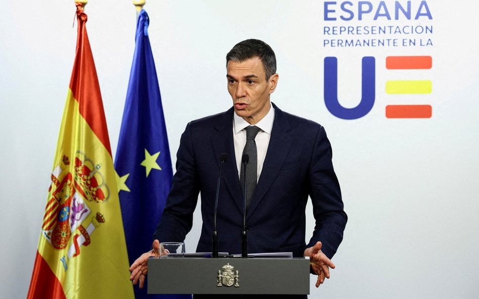 Premier Hiszpanii Pedro Sanchez