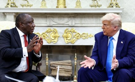 Cyril Ramaphosa i Donald Trump
