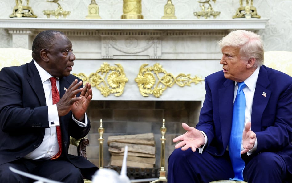 Cyril Ramaphosa i Donald Trump