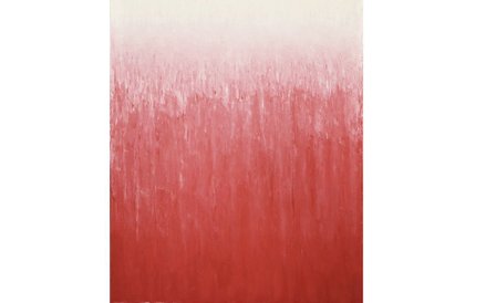 Stefan Gierowski, ?DC XIII, ?1990?, olej, płótno