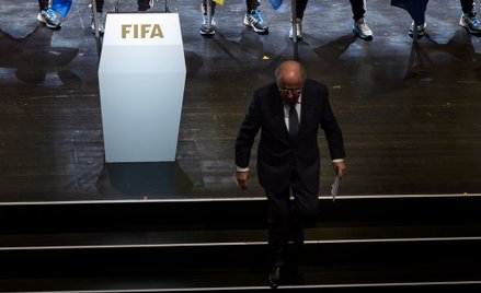 Prezydent FIFA Sepp Blatter podczas ceremonii otwarcia kongresu FIFA w Zurychu - czas zejść ze sceny