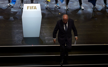 Prezydent FIFA Sepp Blatter podczas ceremonii otwarcia kongresu FIFA w Zurychu - czas zejść ze sceny