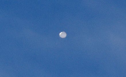 Chiński balon zestrzelony przez USA. Świadek: Pękł jak zwyczajny balon