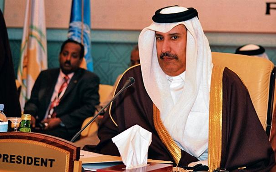 Sheikh Hamad Bin Jassim Bin Jabr Al-Thani kieruje katarskim rządowym funduszem inwestycyjnym Quatar 