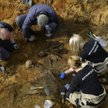 Podczas prac IPN w białostockim areszcie archeolodzy ekshumowali szczątki niemal 359 ofiar. Fot. M. 
