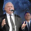 Prezes PiS Jarosław Kaczyński oraz prezydent Andrzej Duda