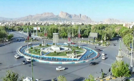 Kadr z irańskiej telewizji relacjonującej z Isfahanu