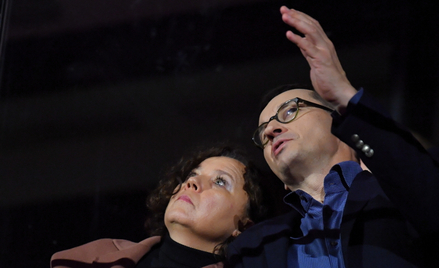 Były premier Mateusz Morawiecki z żoną