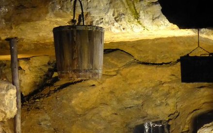 W podziemiach zabytkowej kopalni srebra.