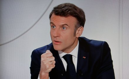 Prezydent Francji Emmanuel Macron