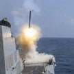 Niszczyciel rakietowy USS Delbert D. Black klasy Arleigh Burke wystrzeliwuje pocisk Tomahawk Land At