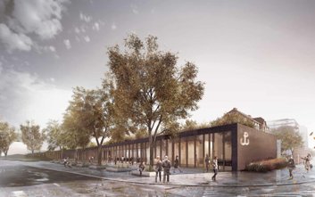 Muzeum Powstania Warszawskiego po rozbudowie - wizualizacja Nizio Design International z 2018 r.