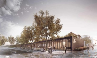Muzeum Powstania Warszawskiego po rozbudowie - wizualizacja Nizio Design International z 2018 r.