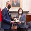 Członek delegacji PE na Tajwanie w czasie spotkania z prezydent Tsai Ing-wen