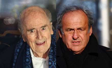 Sepp Blatter i Michel Platini