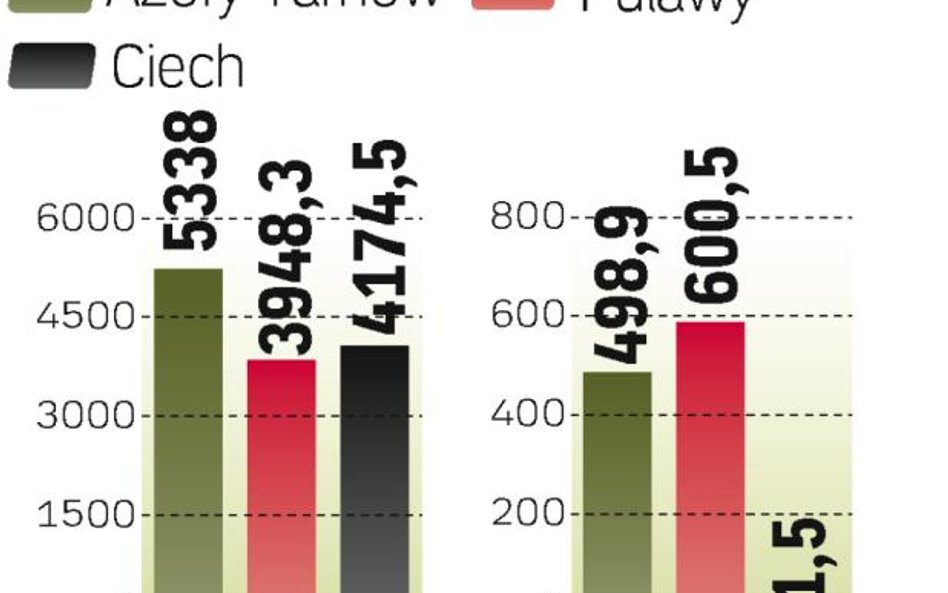 Wyniki firm z branży