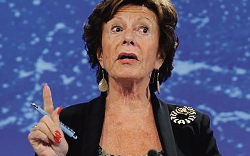 Neelie Kroes, unijna komisarz ds. Agendy Cyfrowej.