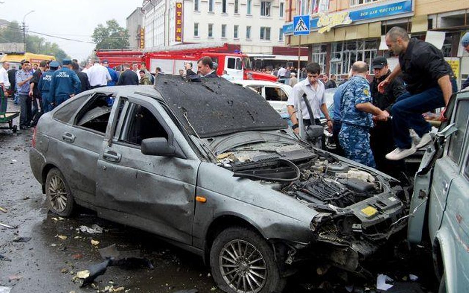 Zamach na bazarze we Wladykaukazie spowodował 11 ofiar, wrzesień 2010