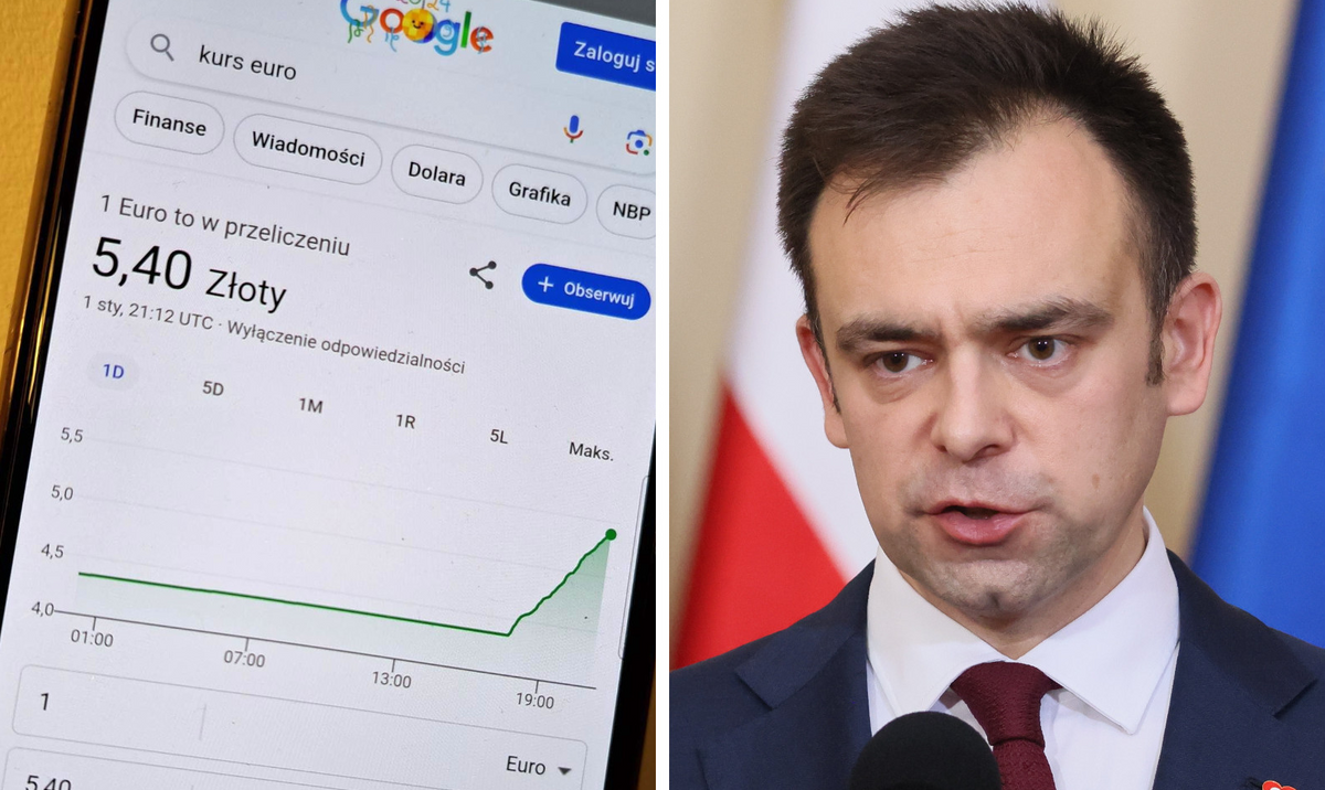 Did the euro exchange rate rise above PLN 5?  This is Google's fault