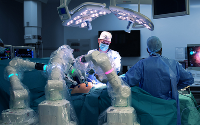 Nowoczesna klinika: Nowoczesny robot dla chirurgów