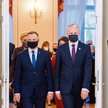 Prezydenci Polski i Litwy podczas wtorkowego spotkania w Wilnie