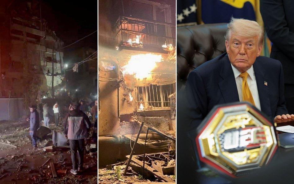 Pierwszy od 8 kwietnia nalot Izraela na Bejrut; rosyjskie drony zaatakowały Dniepr; Donald Trump roz