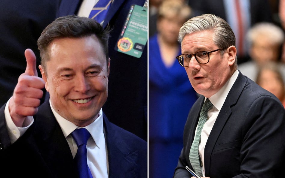 Elon Musk i Keir Starmer