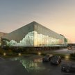 Nowe skrzydło lotniska im. Václava Havla w Pradze to dzieło holenderskiej pracowni MVRDV.