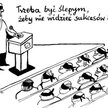 Komentarz rysunkowy. Nie widzieć sukcesów