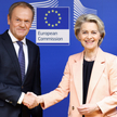 Donald Tusk i Ursula von der Leyen