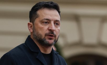 Prezydent Ukrainy Wołodymyr Zełenski