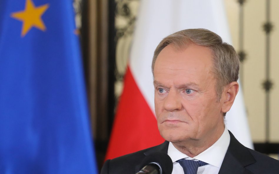 Przewodniczący PO Donald Tusk