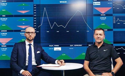 Gościem Grzegorza Siemionczyka w programie „Prosto z parkietu” był Janusz Jankowiak, główny ekonomis