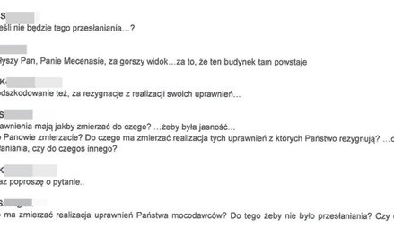 Zapis rozmowy prawników - jeden reprezentuje szantażystów, drugi - inwestora