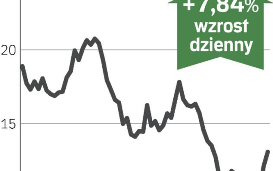 Plotka o fuzji z PSA podbiła kurs