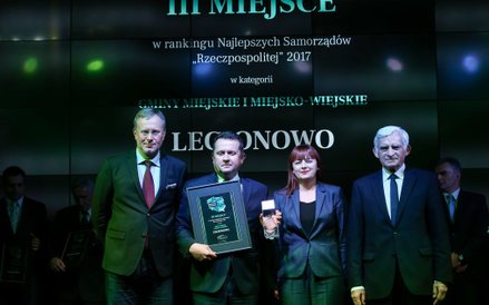 Legionowo - III miejsce w kategorii gminy miejskie i miejsko-wiejskie.